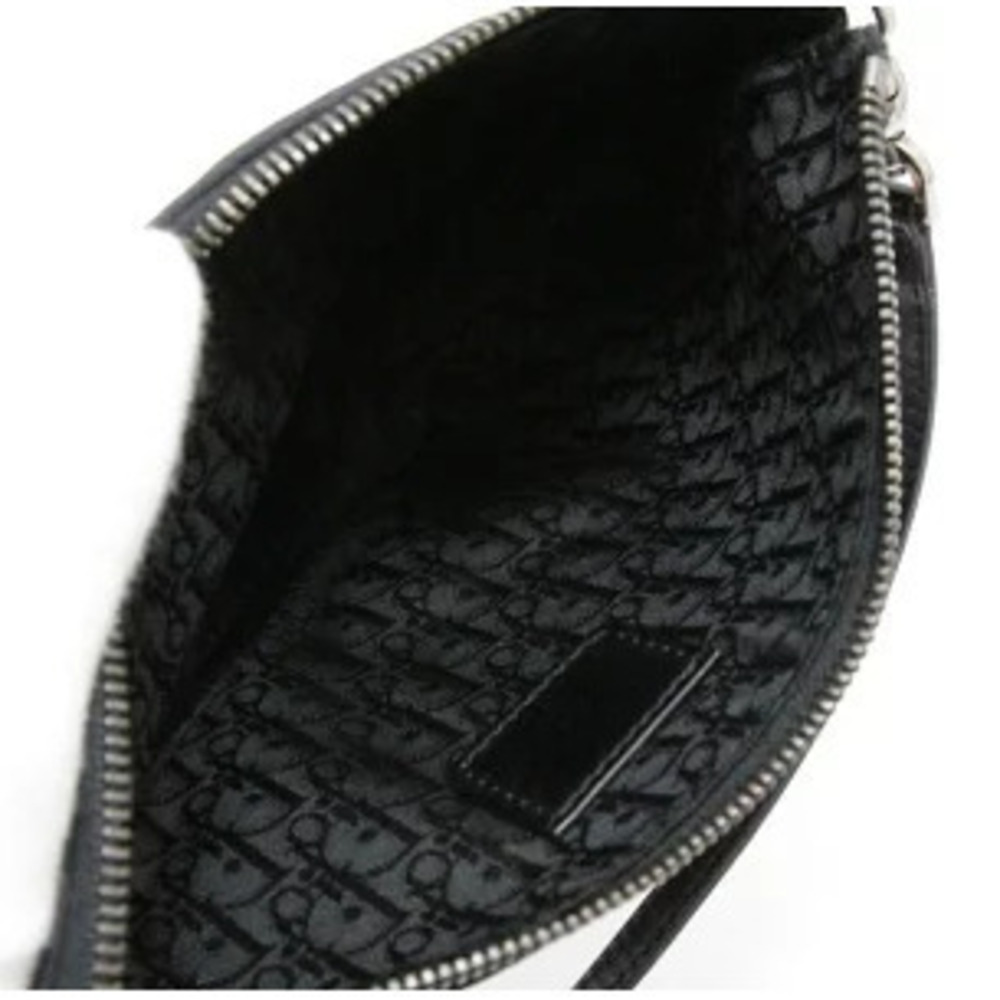 Christian Dior embroidered saddle bag accessory handbag black multicolor - Picture 6 of 6